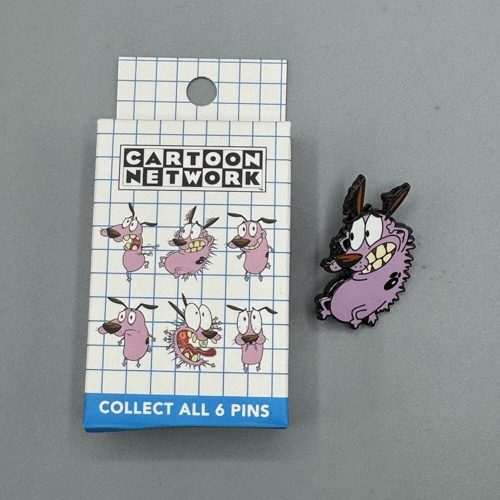 Courage The Cowardly Dog Emotions Pin New Open Box-STARTLED